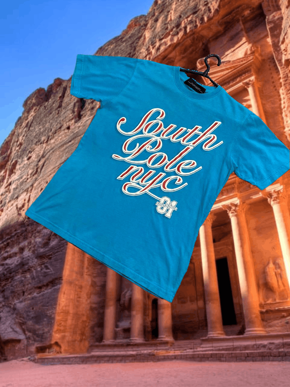 Southpole Streetwear T-Shirt Southpole big logo blue Y2K Vintage Size US S / EU 44-46 / 1 - 1 Thumbnail