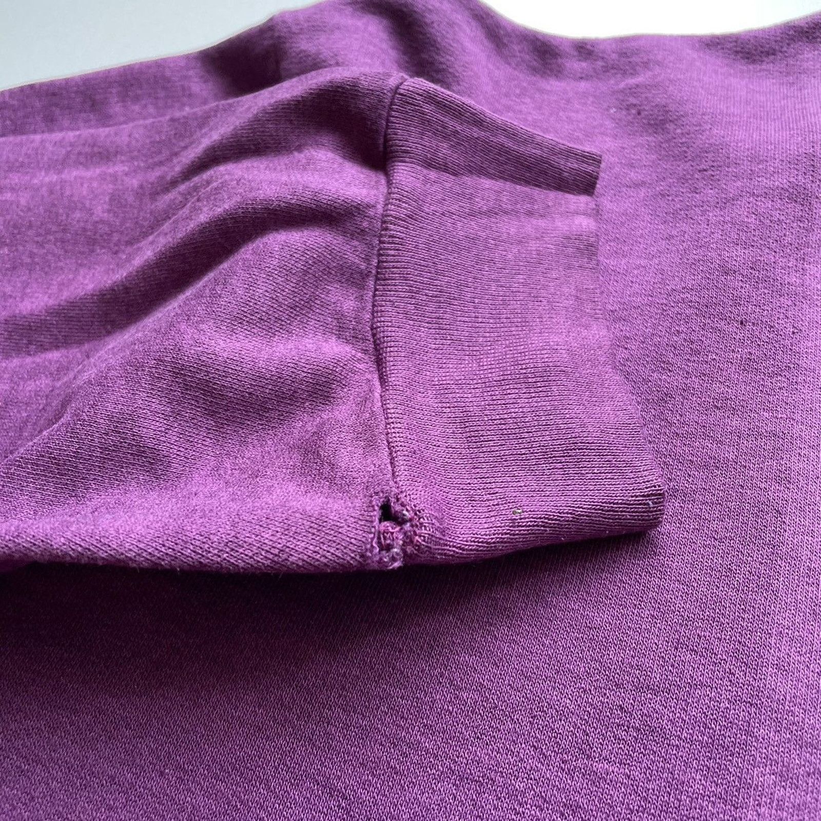 Nike Vintage 90s Nike Swoosh Crewneck Sweatshirt XL Purple Rare Size US XL / EU 56 / 4 - 3 Thumbnail