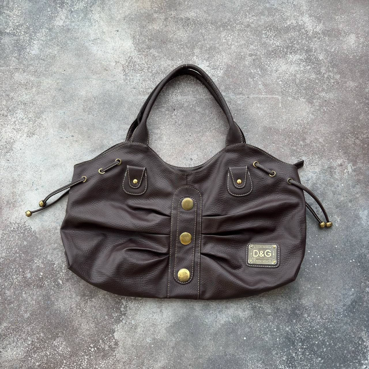 Dolce & Gabbana × Vintage D&G Dolce & Gabbana Vintage Faux Leather Shoulder Bag Size ONE SIZE - 3 Thumbnail