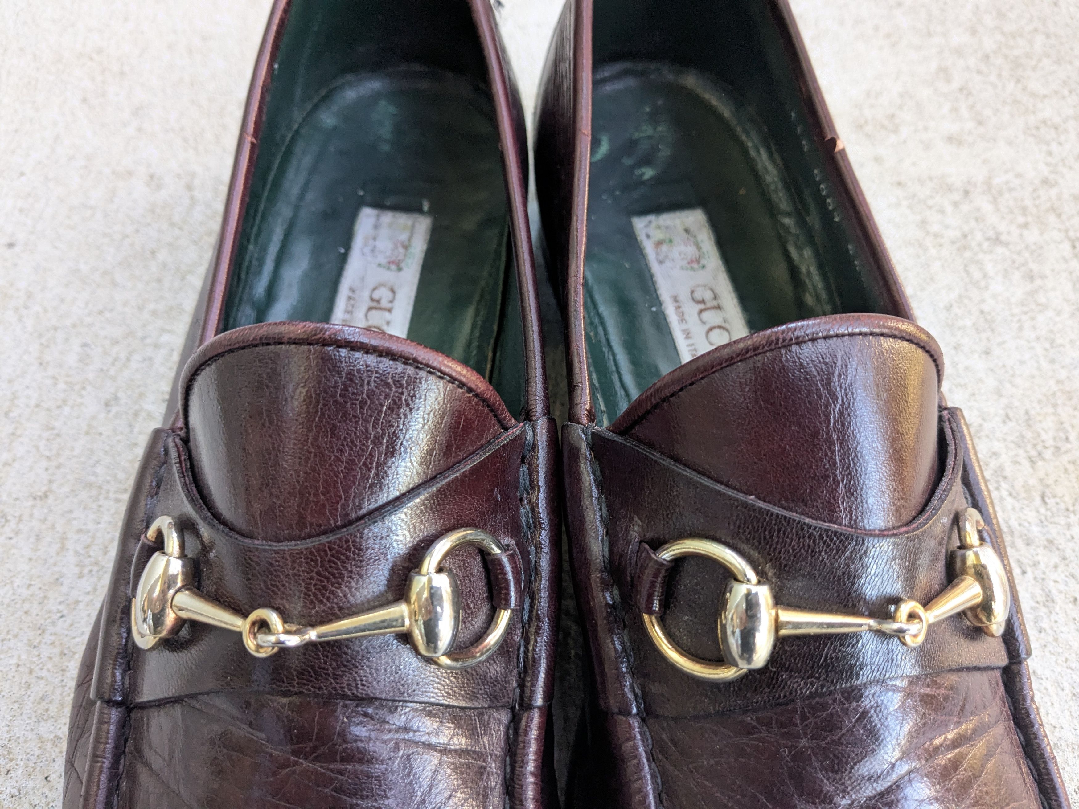 Gucci × Tom Ford Gucci Horsebit Loafers Burgundy 11 Narrow Leather Italy Slip Size US 11 / EU 44 - 4 Thumbnail