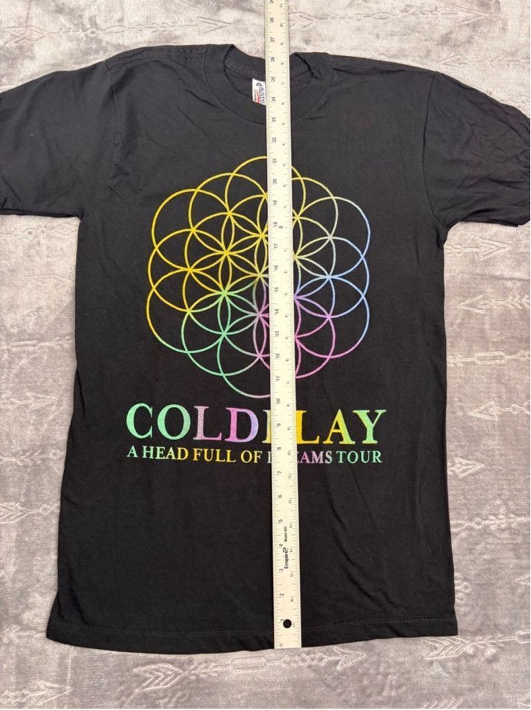Alstyle Men's Alstyle Coldplay Tour T-shirt Size M Black Size US M / EU 48-50 / 2 - 5 Thumbnail
