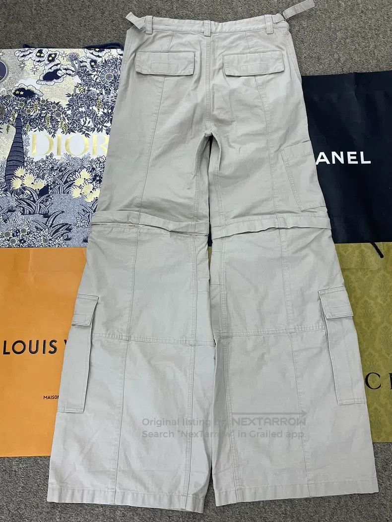 Balenciaga Balenciaga size XS Light Colored Detachable Work Pants Siz Size US 27 - 3 Thumbnail