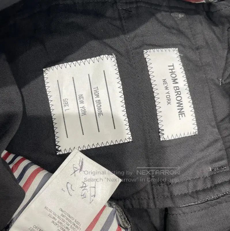 Thom Browne Thom Browne Gray Casual Pants for Men . Size US 32 / EU 48 - 5 Thumbnail