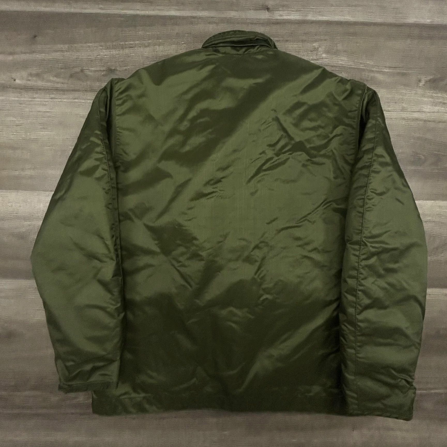 Alpha Industries VINTAGE Alpha Industries Jacket Military L Green Nylon Zip Size US L / EU 52-54 / 3 - 2 Thumbnail