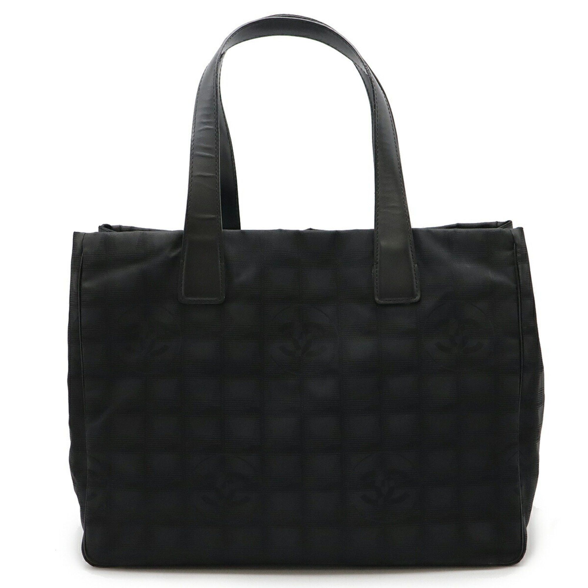 Chanel New Travel Line Tote Mm Bag Shoulder Nylon Black A15991, Women's