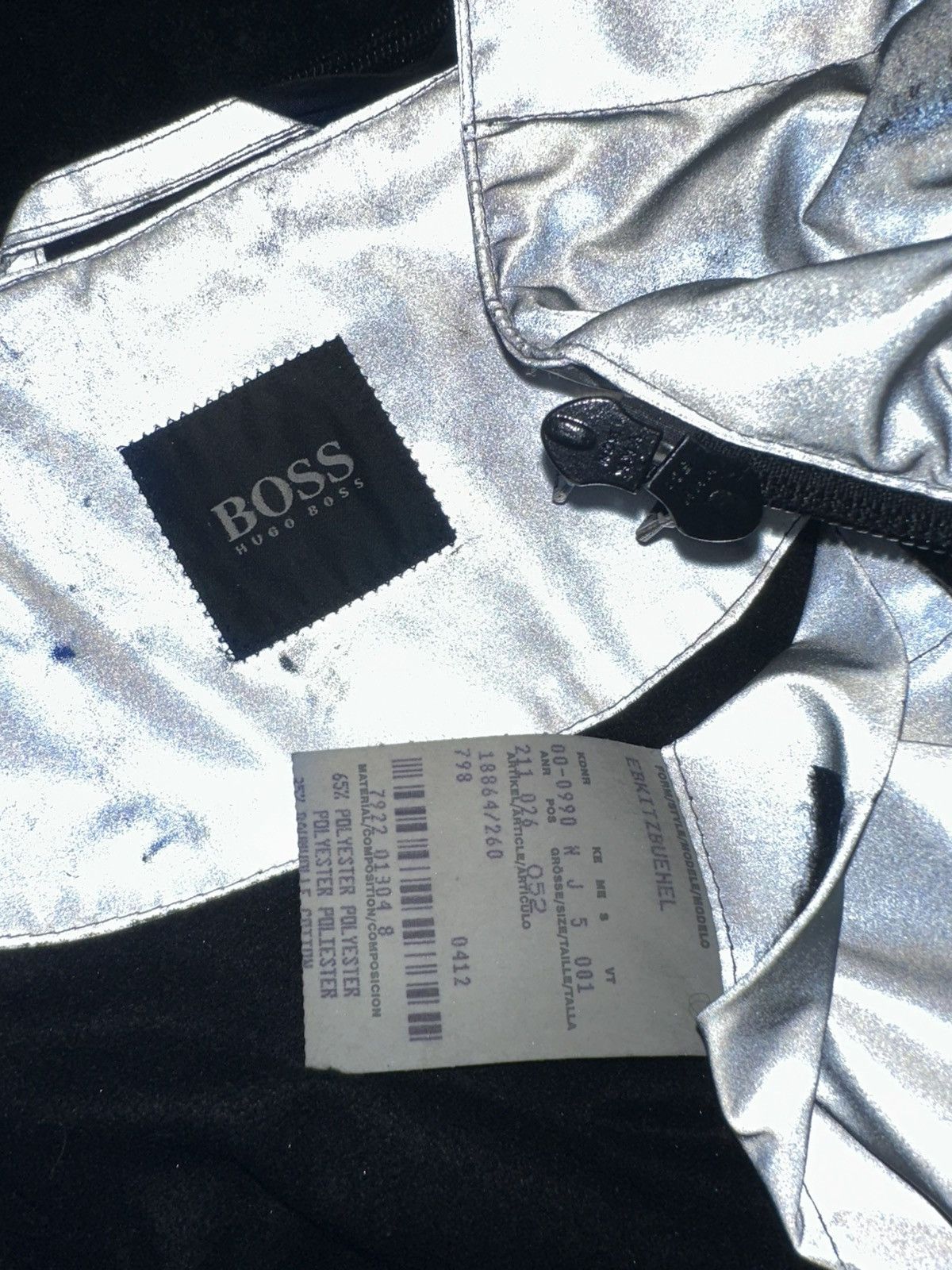 Hugo Boss Hugo Boss Reflective Parkas Jacket 3M Vintage Size US XL / EU 56 / 4 - 6 Thumbnail