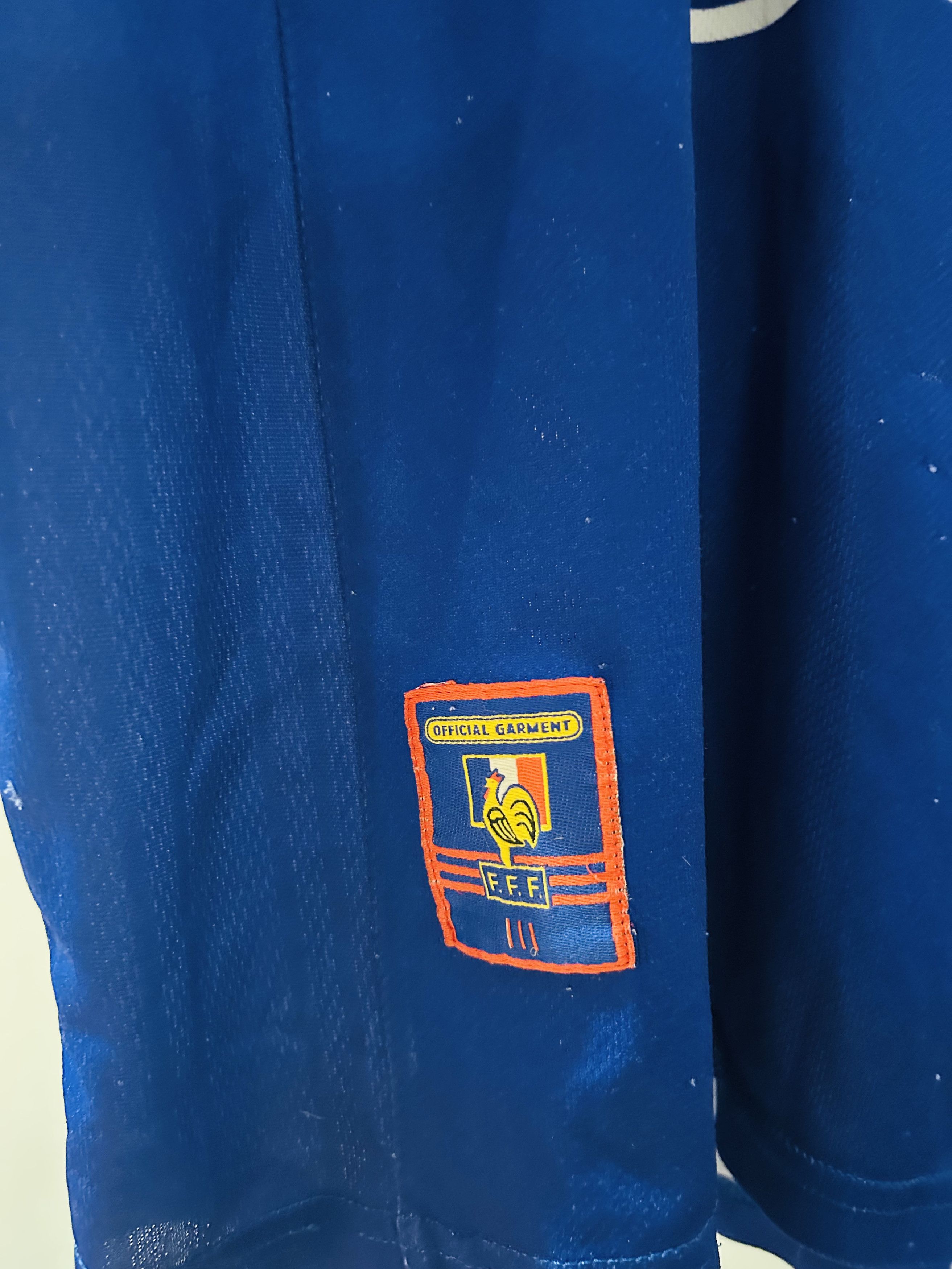 Adidas France 1998 home jersey Size US L / EU 52-54 / 3 - 3 Thumbnail