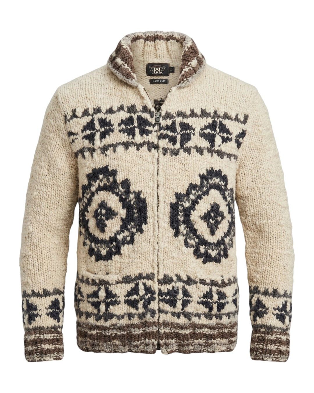 RRL Ralph Lauren RRL HAND KNIT WOOL WESTERN COWBOY JACKET Size US L / EU 52-54 / 3 - 2 Thumbnail