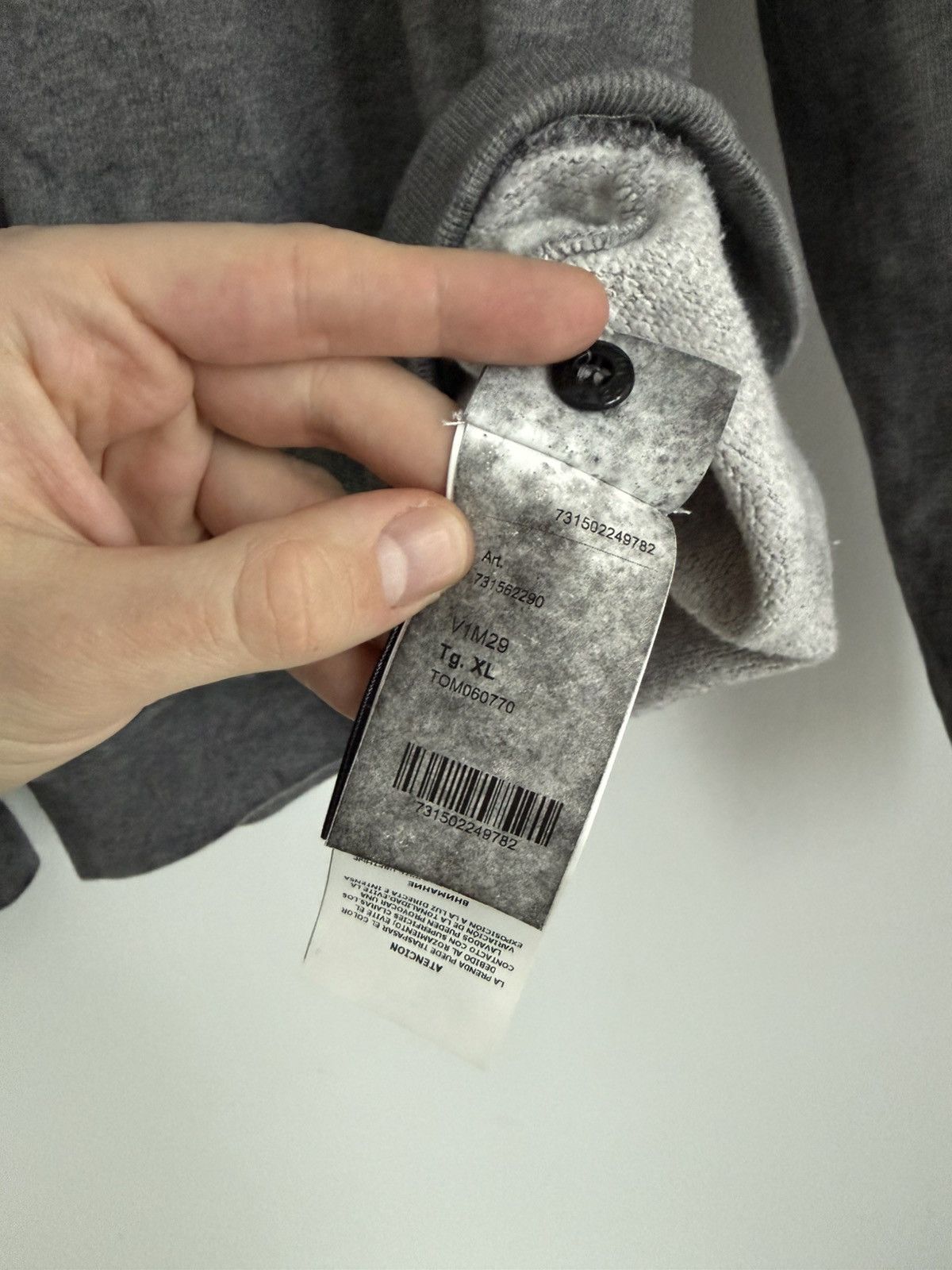 Stone Island Stone Island Dust Colour Treatment AW/2020 Crew Sweatshirt Size US XL / EU 56 / 4 - 11 Thumbnail