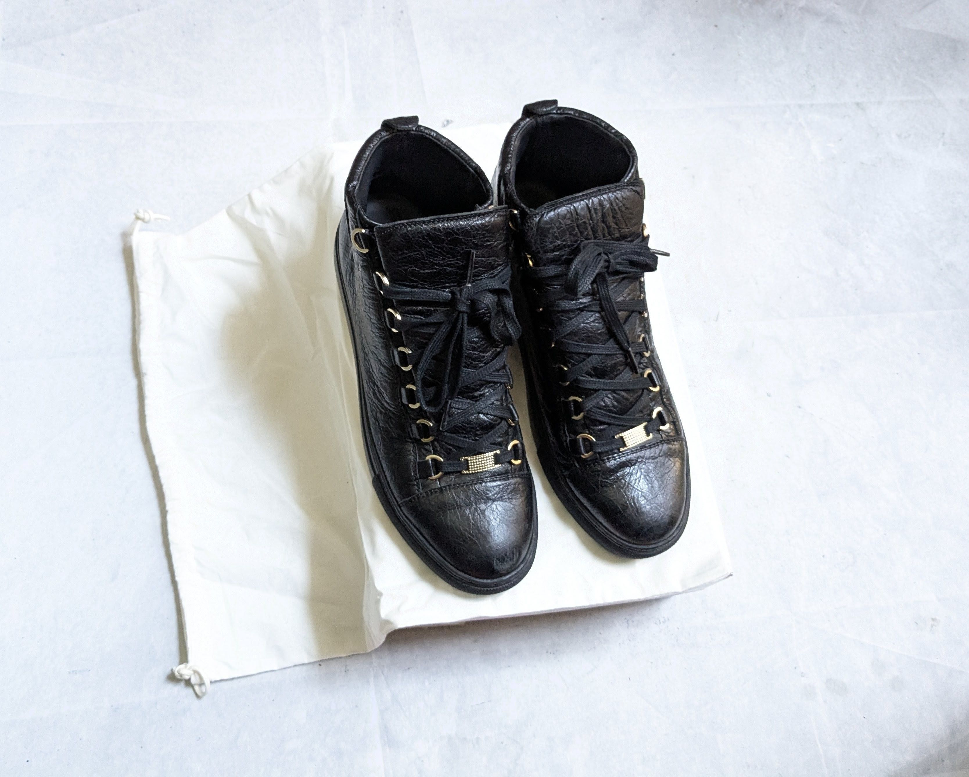 Balenciaga Balenciaga Arena Sneakers Black 8 41 High Tops Size US 8 / EU 41 - 1 Thumbnail