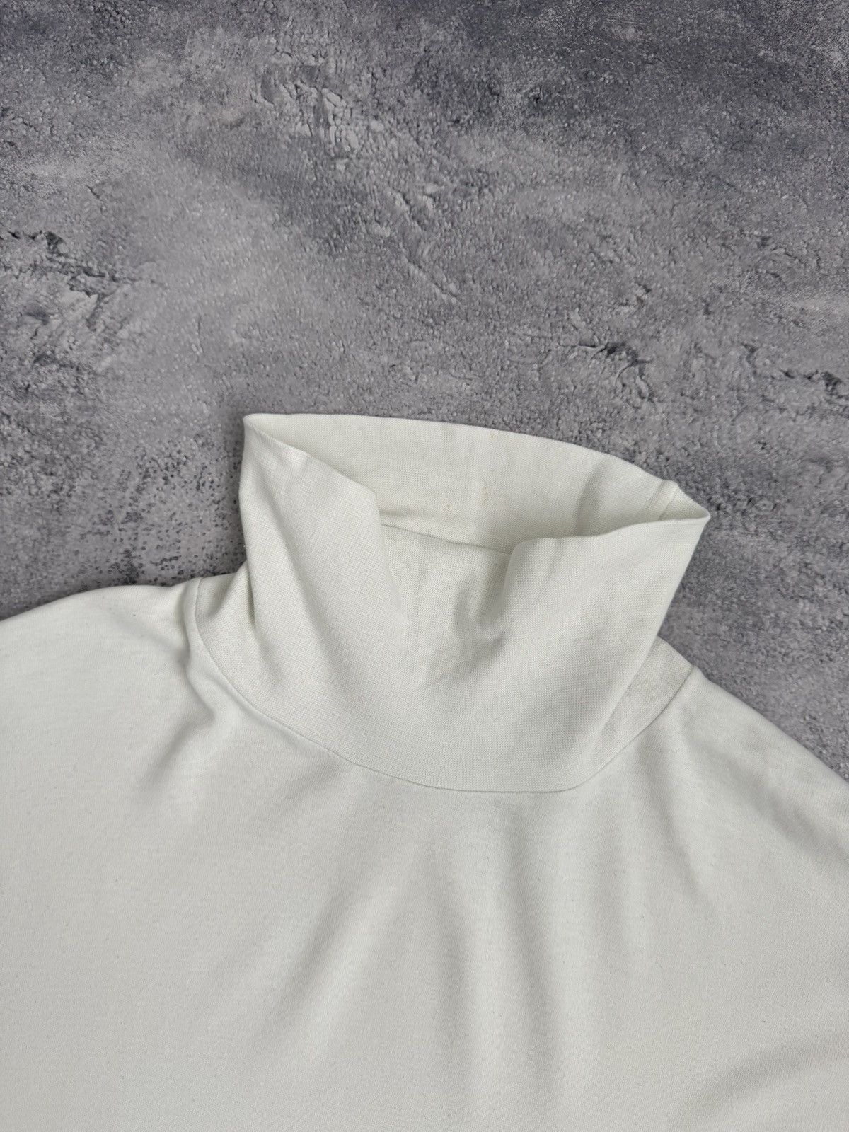 Sunspel Sunspel White Turtleneck Long Sleeve T-Shirt Tee Vintage Y2K Size US L / EU 52-54 / 3 - 12 Thumbnail