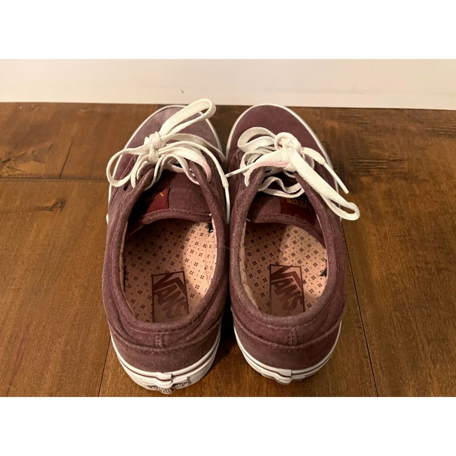 Vans VANS Red Padded Tongue Low Top Lace Up Canvas Shoes Women's 8.5 TB4R Pastel Size XS / US 0-2 / IT 36-38 - 7 Thumbnail