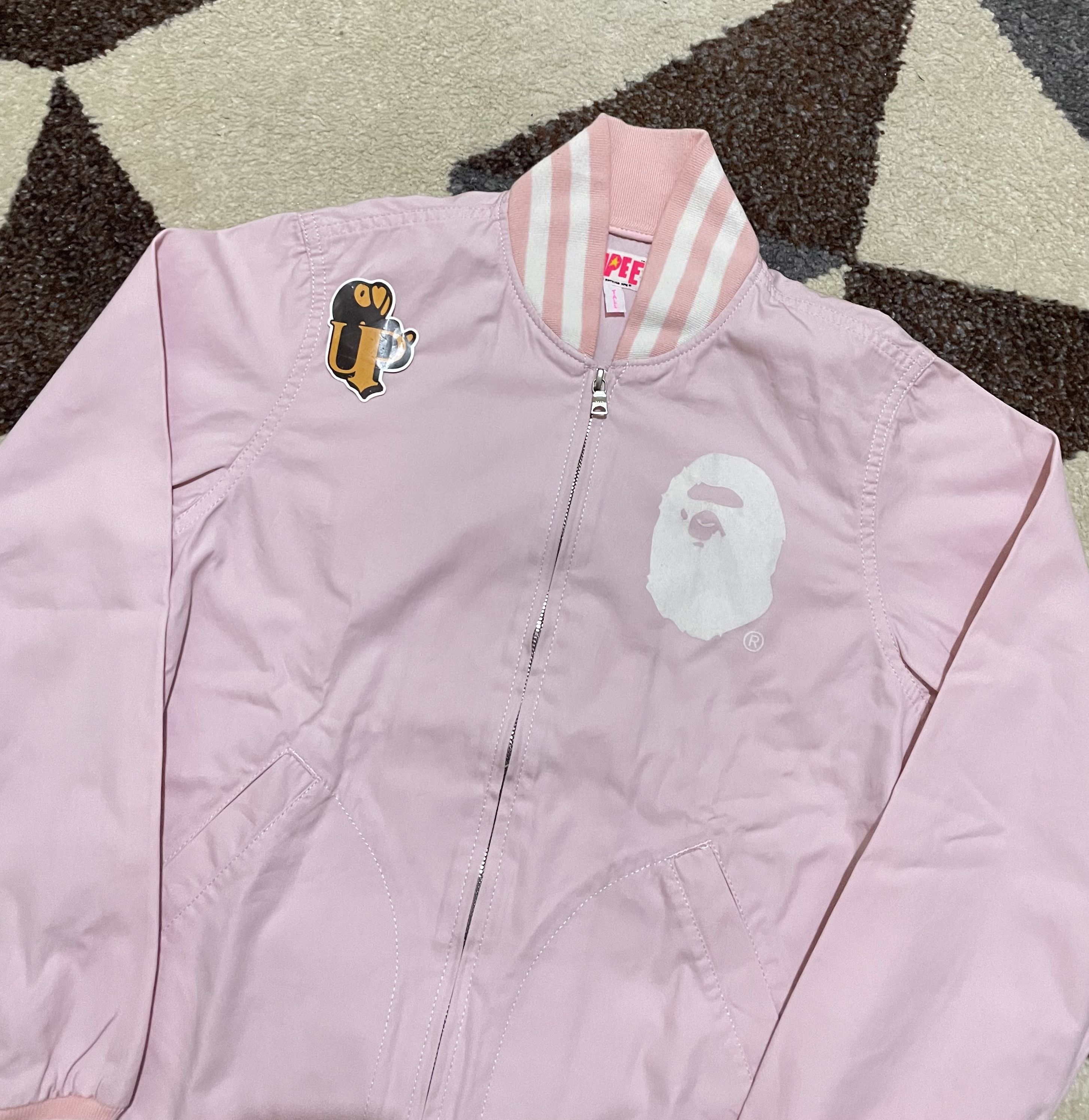 Bape 2005 Bape Ape Head Logo Varsity Jacket Size S / US 4 / IT 40 - 3 Thumbnail