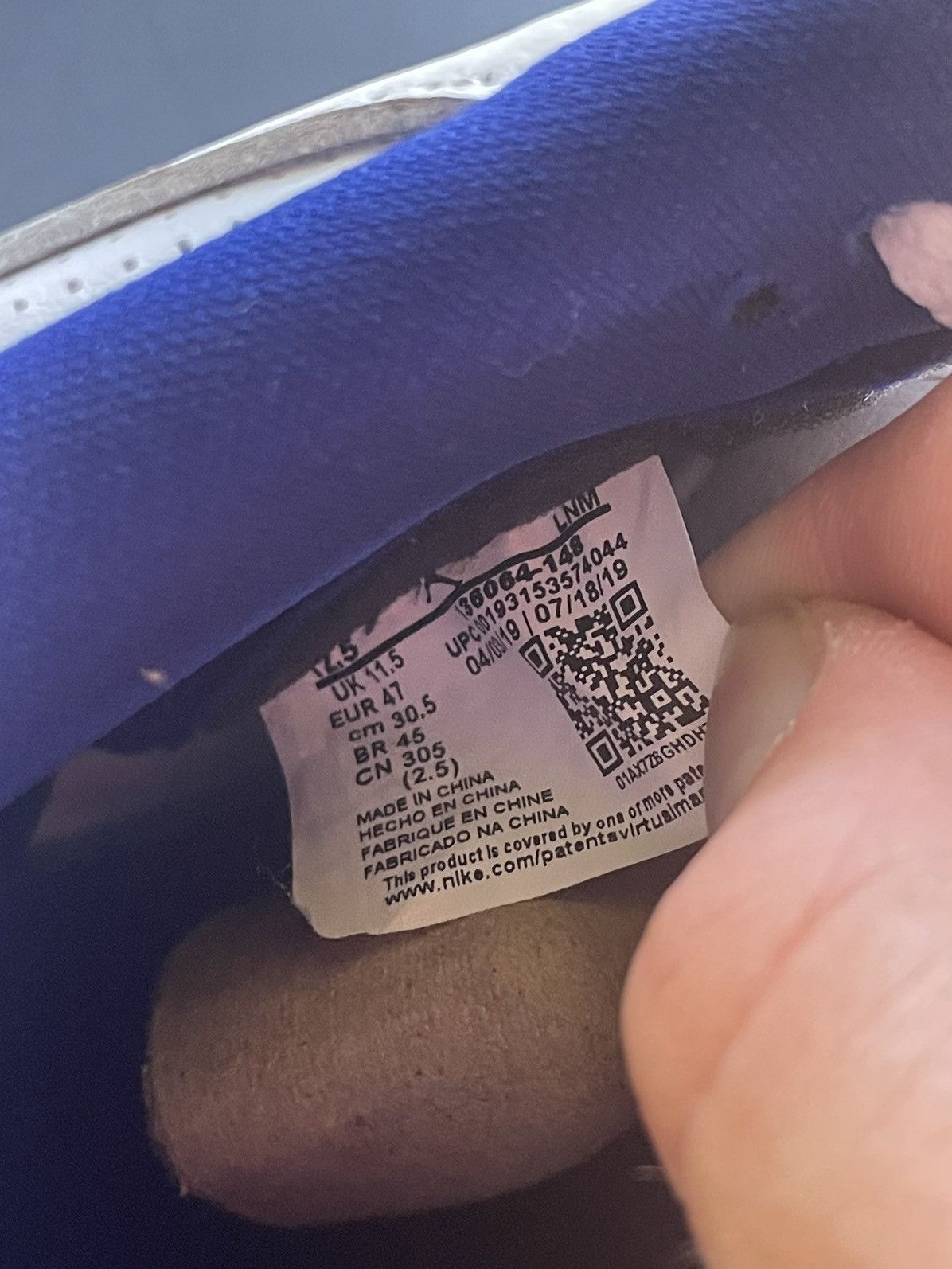 Jordan Brand Jordan 3 Retro ‘Knicks’ Size US 12.5 / EU 45-46 - 9 Thumbnail