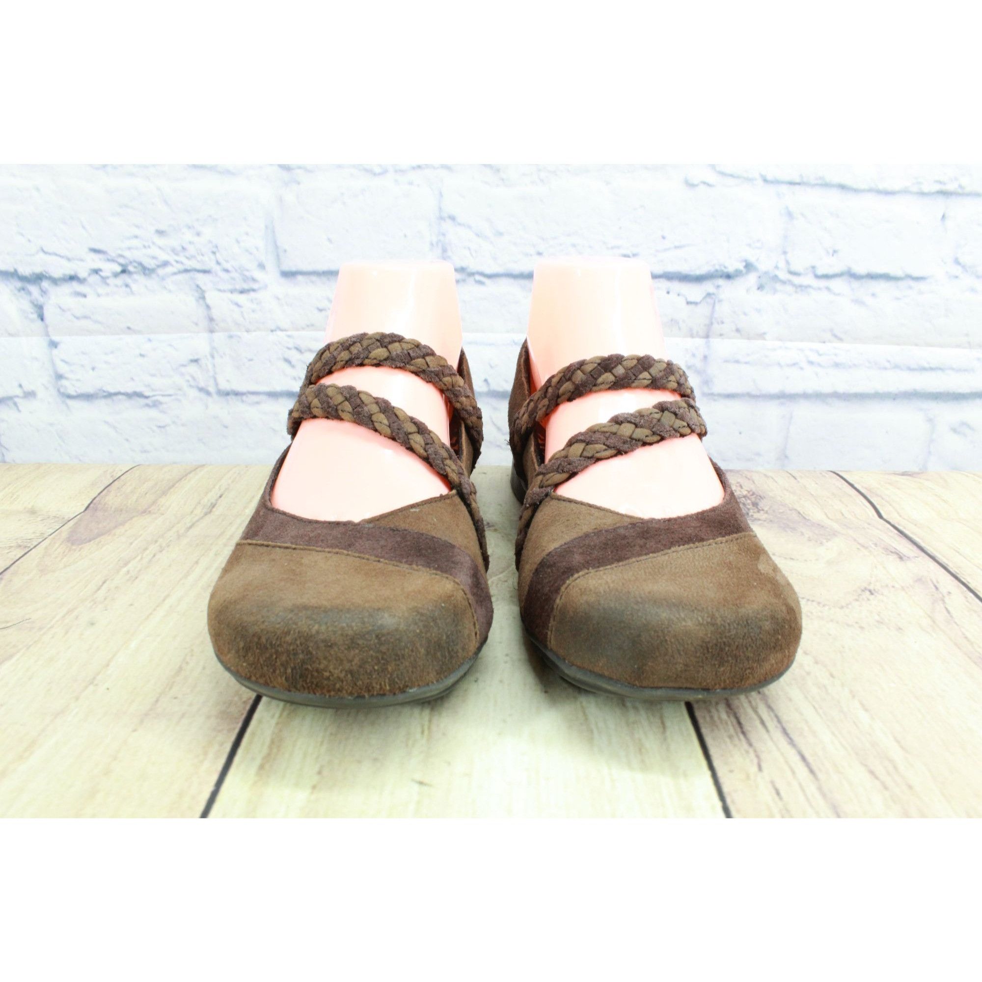 Aetrex Aetrex Ada Women's Suede Wedge Mary Jane Shoes Size 8 Size US 8 / IT 38 - 4 Thumbnail