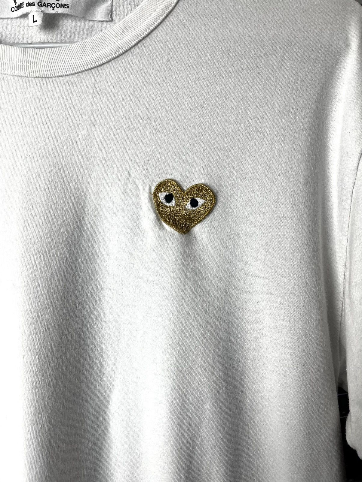Comme des Garcons PLAY Vintage Play Comme des Garcons T Shirt Hype Size US L / EU 52-54 / 3 - 2 Thumbnail