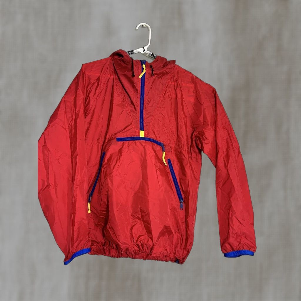 Sierra Designs VINTAGE Sierra Designs Mens Jacket Windbreaker 1/4 Zip Nylon Red Blue M Size US M / EU 48-50 / 2 - 1 Thumbnail