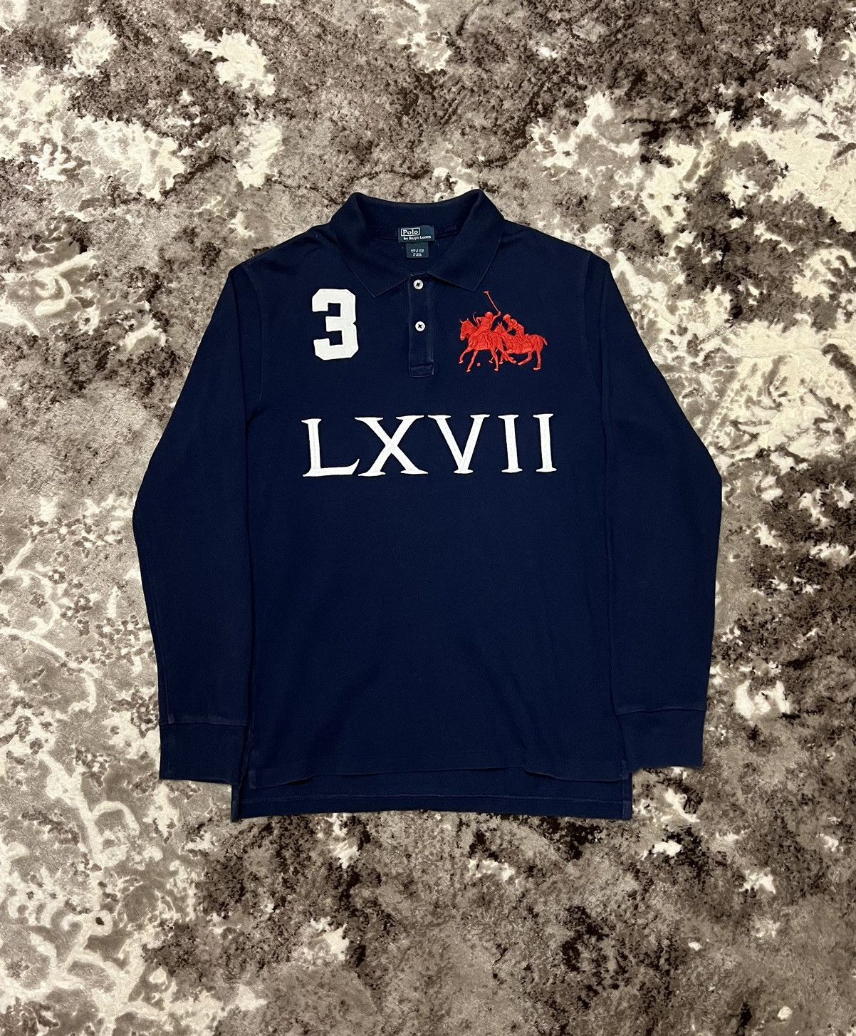 Polo Ralph Lauren Vintage Polo Ralph Lauren LXVII 3 Big Logo Hype ...