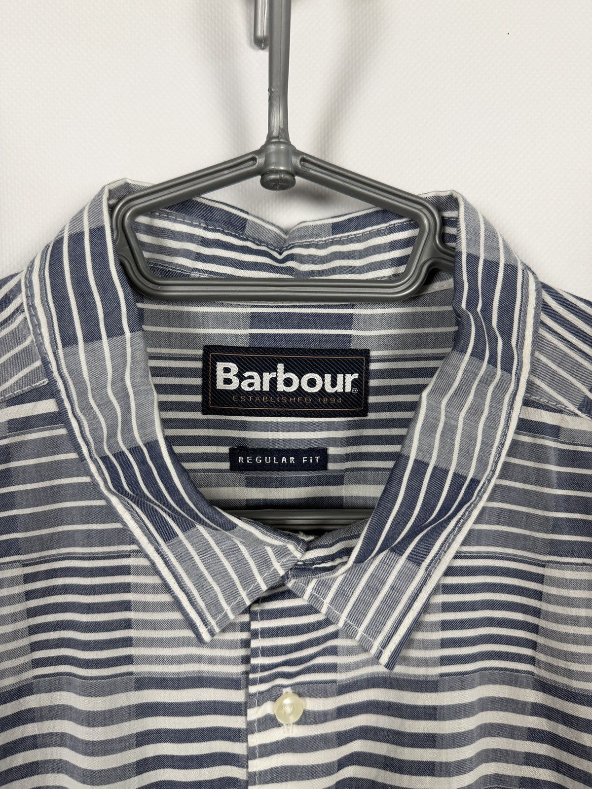 Barbour Men’s Barbour Stackpole Short Sleeve Shirt Button Up Size L Size US L / EU 52-54 / 3 - 7 Thumbnail