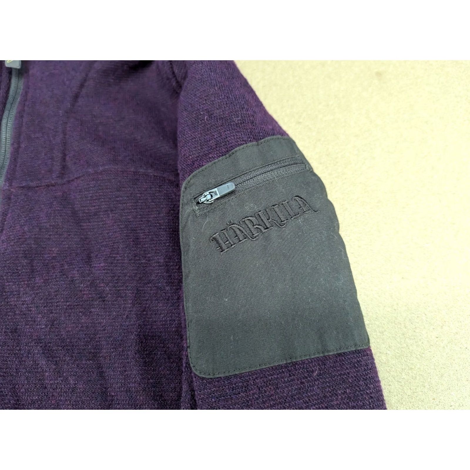 Harley Davidson Nike Shirt Womens S Purple Harkila Full Zip Outdoor Wool Blend Lightweight Moisture Wicking Thermal Running & Skiing Womens Size S / US 4 / IT 40 - 7 Thumbnail