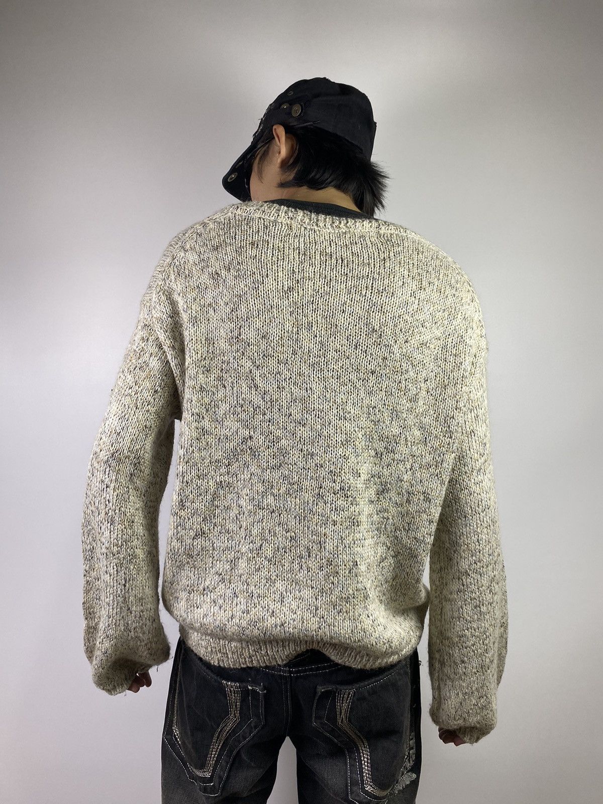 If Six Was Nine × Japanese Brand × Le Grande Bleu (L.G.B.) GOA knitted baloon natural vintage style Size US M / EU 48-50 / 2 - 17 Thumbnail