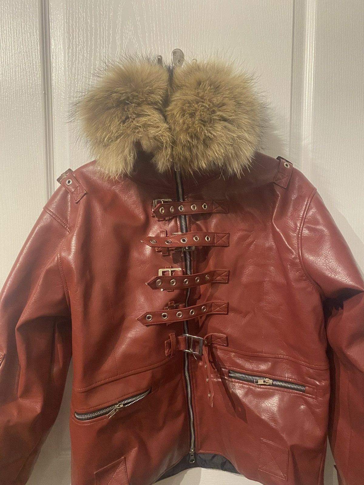 If Six Was Nine × Le Grande Bleu (L.G.B.) Fur leather jacket Size US M / EU 48-50 / 2 - 1 Thumbnail