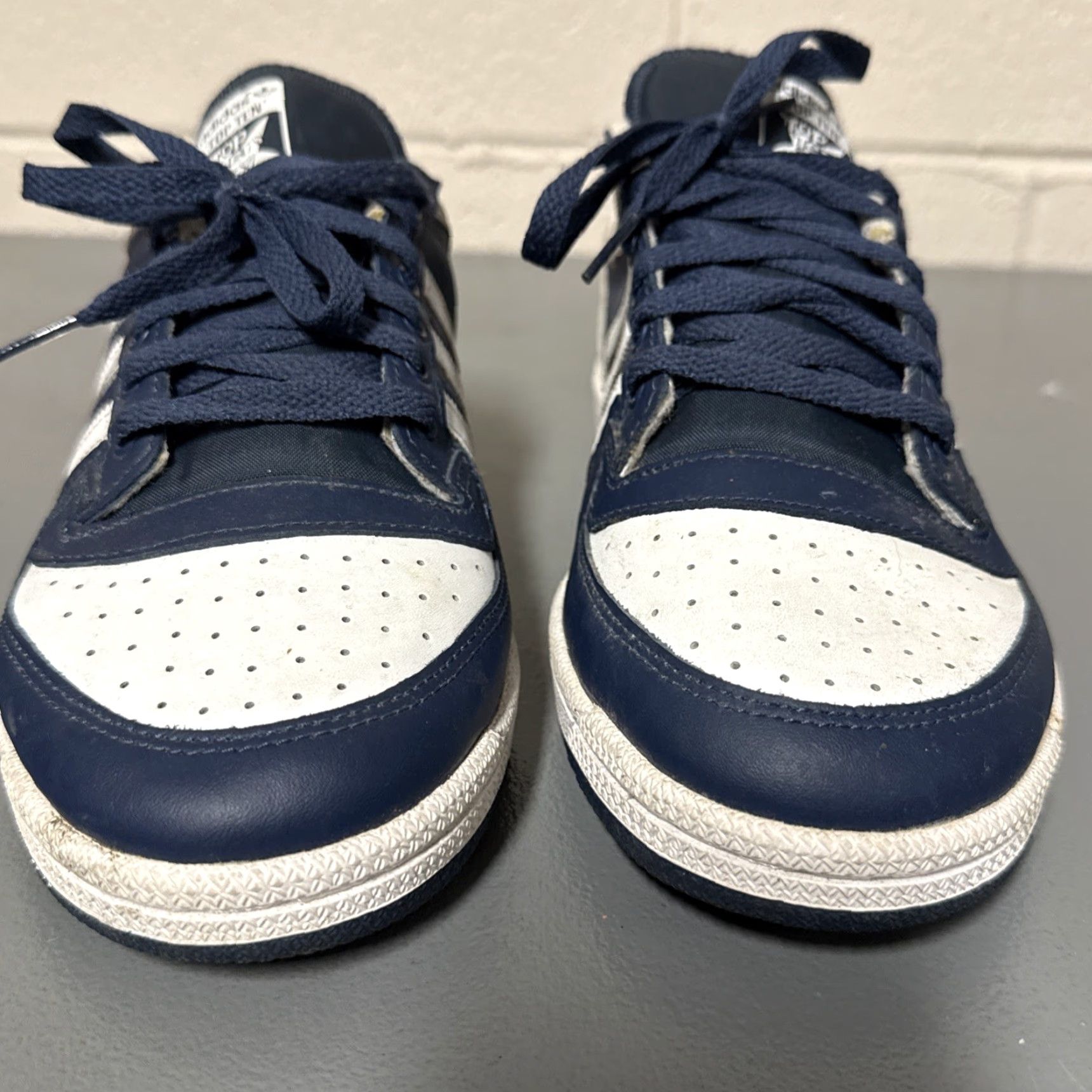 Adidas Adidas Top Ten Sneaker Men’s 9.5 White Blue Low Top Mens Athletic Shoe Size US M / EU 48-50 / 2 - 7 Thumbnail