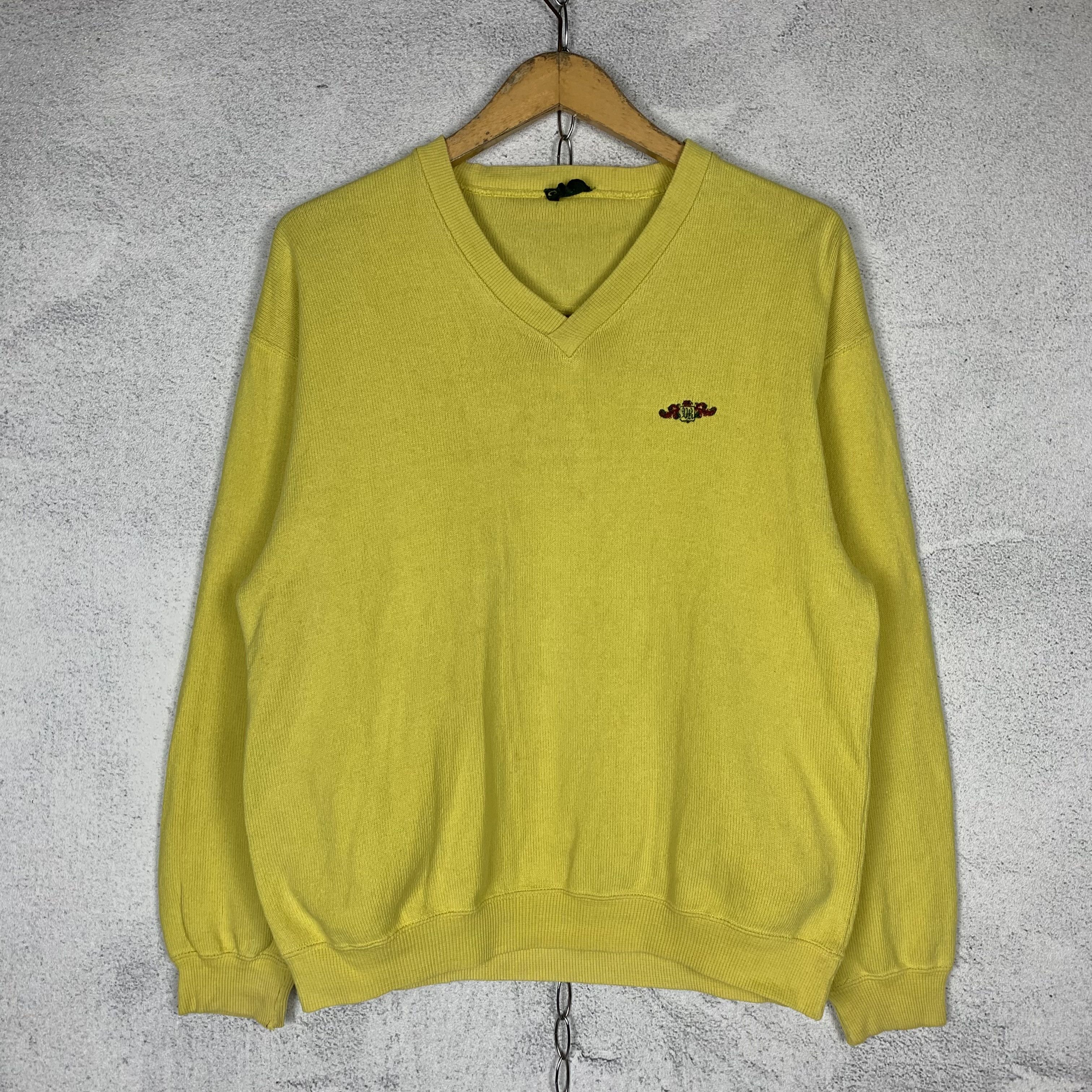 Vintage Vintage 9th Clothing Jumper Vneck Sweater Spirit Of England Size US S / EU 44-46 / 1 - 1 Thumbnail