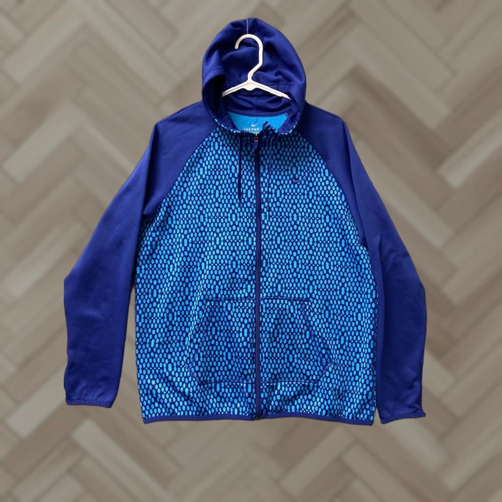Nike NIKE WOMEN'S HOODIE ZIP HOODIE SWEATSHIRT BLUE FIT /47-80 FULL ZIP ALL TIME ACTIVEWEAR WOMEN'S LARGE L REGULAR Size L / US 10 / IT 46 - 1 Thumbnail