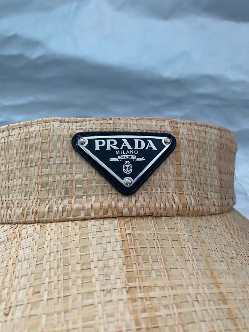 Prada Prada Straw Sun visor Size ONE SIZE - 2 Thumbnail