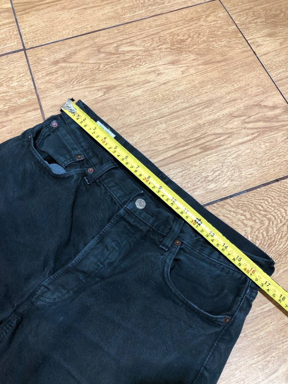 Levi's jeans black premium Levi's 501 Y2K Vintage w34 streetwear Size US 34 / EU 50 - 11 Thumbnail
