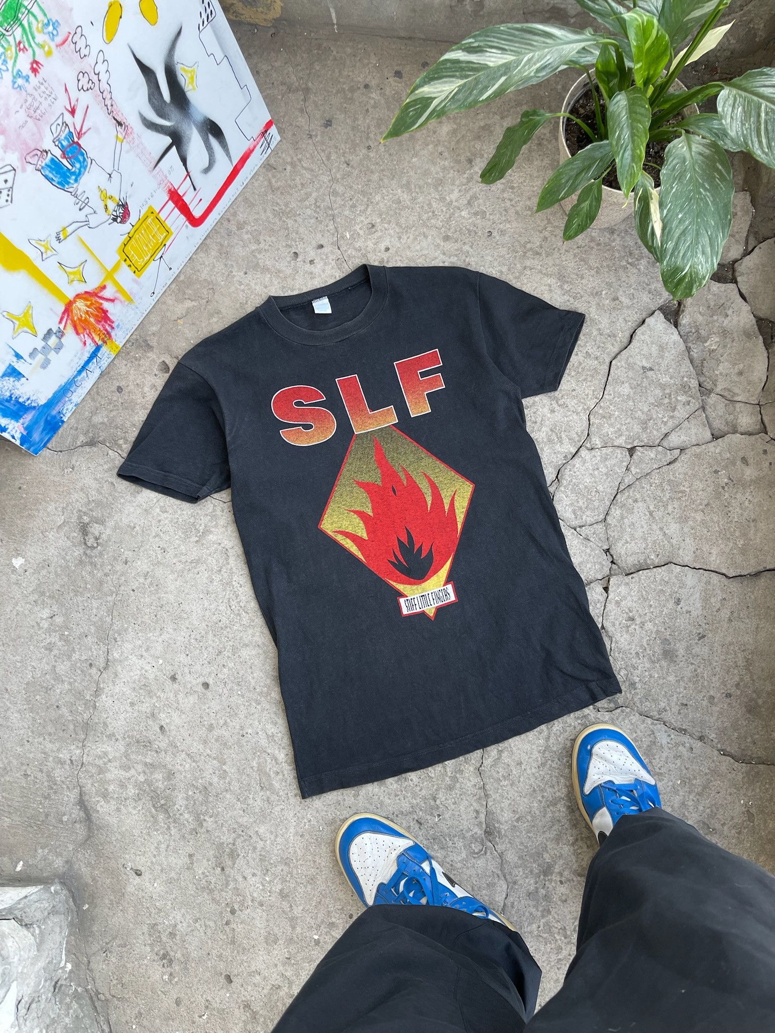 Band Tees Vintage 80s Stiff Little Fingers Punk Tee SLF Size US L / EU 52-54 / 3 - 3 Thumbnail