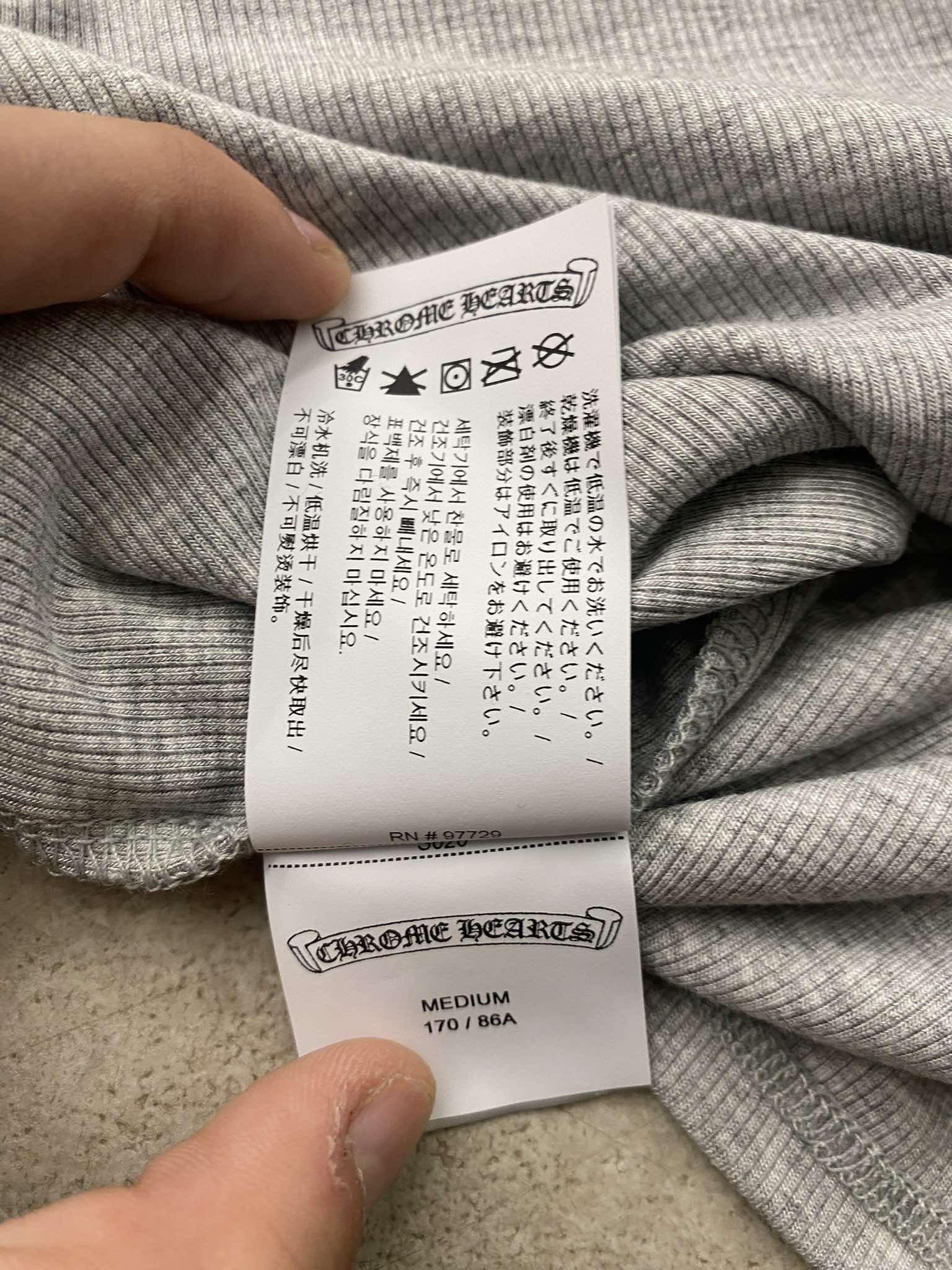 Chrome Hearts CHROME HEARTS Bad Seed CH Embroidered Grey Long Sleeve Size M / US 6-8 / IT 42-44 - 10 Thumbnail