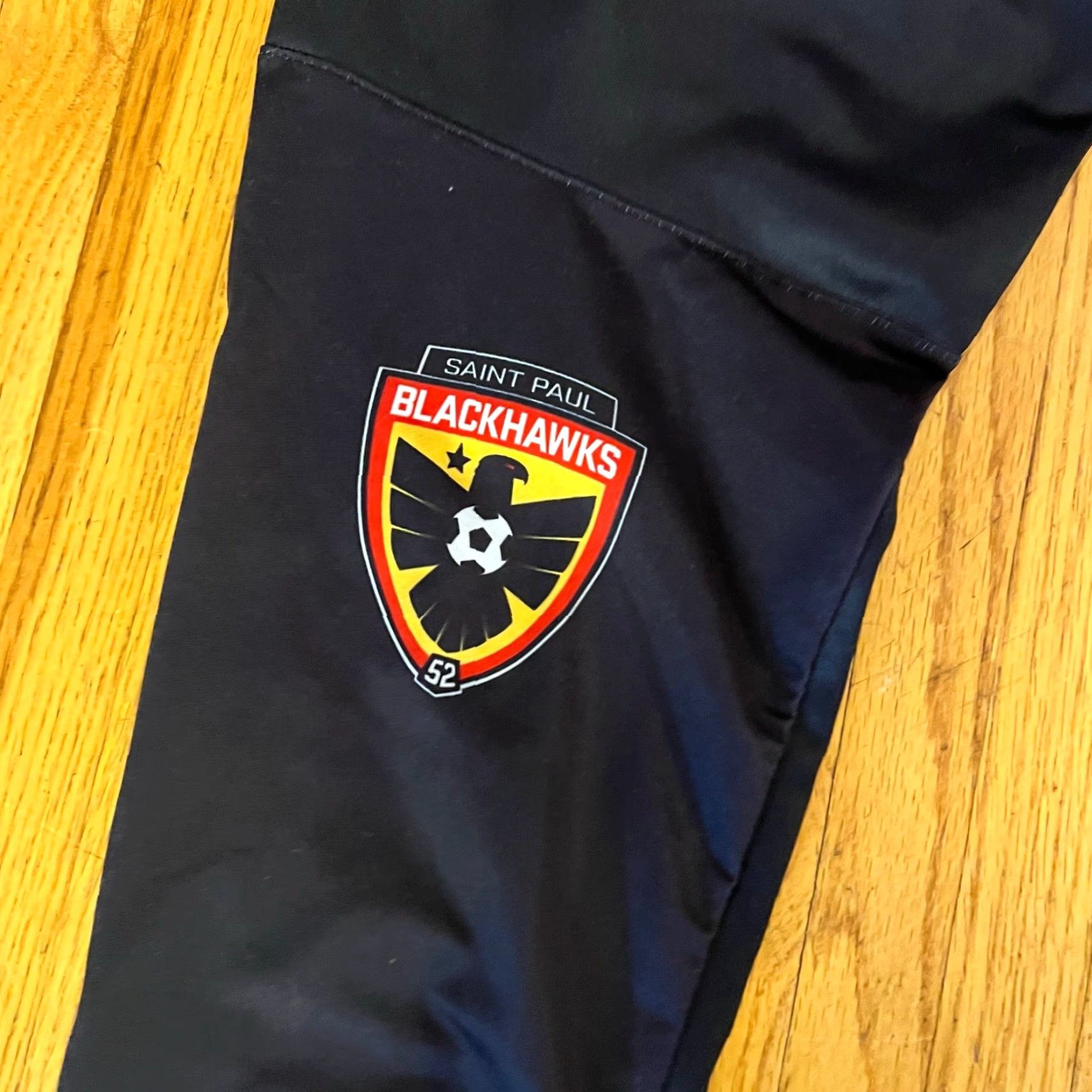 Vintage Podium Wear Pants Track Black Saint Paul Blackhawks Soccer Adult Large Mens Size US 33 - 5 Thumbnail