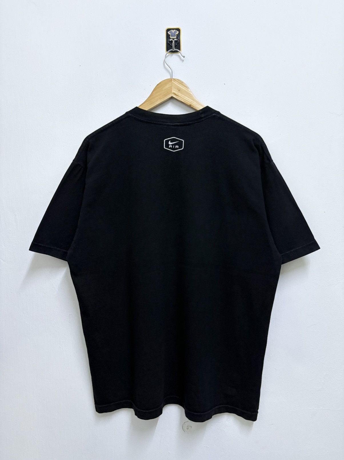 Nike Vintage 90's Nike Air Max - Flow Black T-Shirt Size US L / EU 52-54 / 3 - 2 Thumbnail