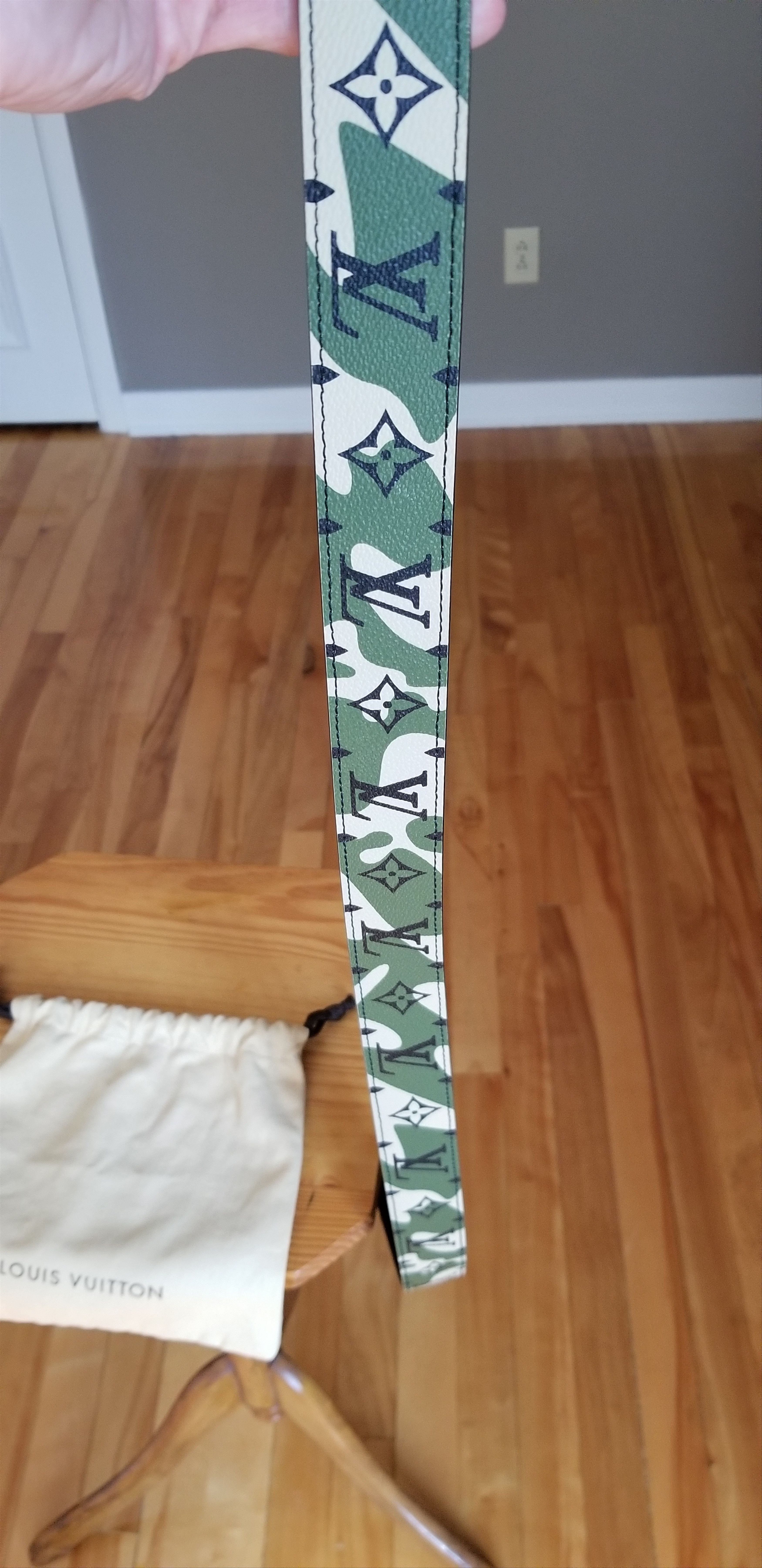 Louis Vuitton × Takashi Murakami Louis Vuitton Takashi Murakami Camouflage Belt Size 32 - 4 Thumbnail