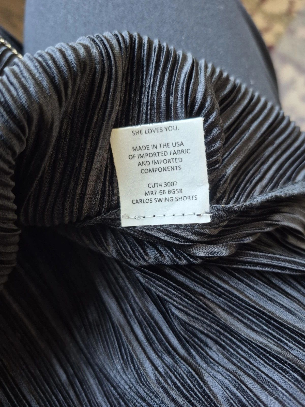 Show Me Your MuMu Show Me Your MUMU Skort Carlos Lame Swing Shorts Pleated XS Size 23" - 11 Thumbnail