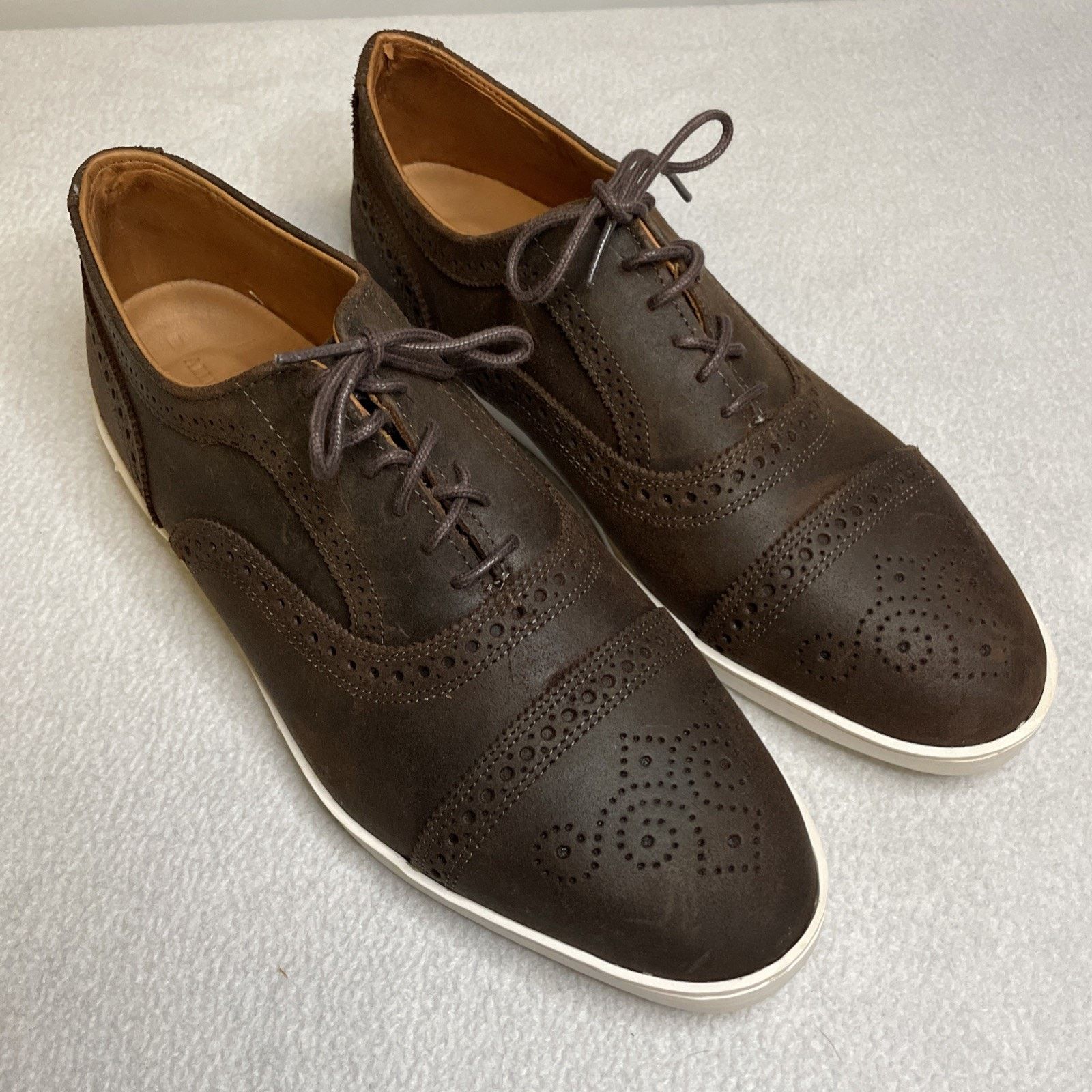Allen Edmonds Allen Edmonds Strand Oxford Men's 9.5 EEE Dress Walnut Size US 9 / EU 42 - 1 Thumbnail