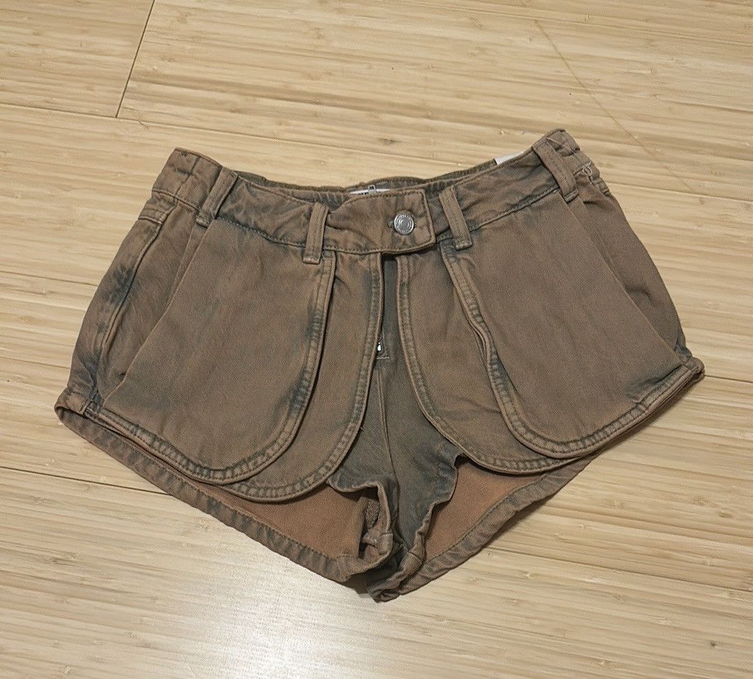 Free People NWT We The Free Prince Street Denim Shorts size 27 Size 27" / US 4 / IT 40 - 2 Thumbnail