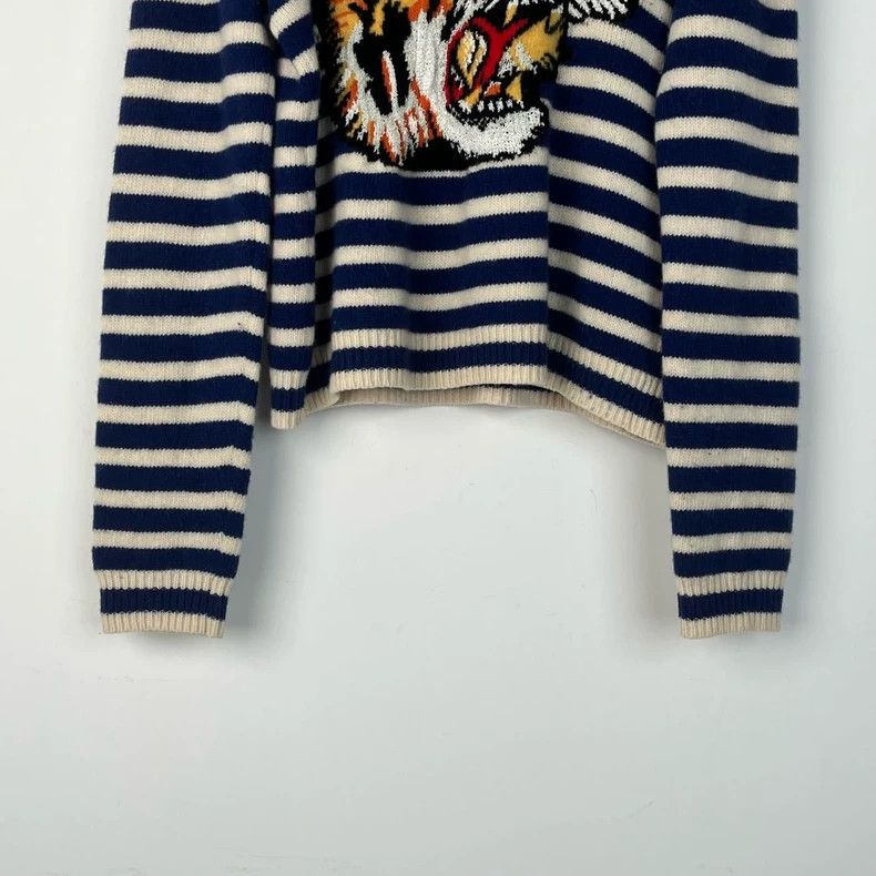 Gucci Gucci Tiger-headed striped knitwear 2503-Nextarrow Size US S / EU 44-46 / 1 - 3 Thumbnail