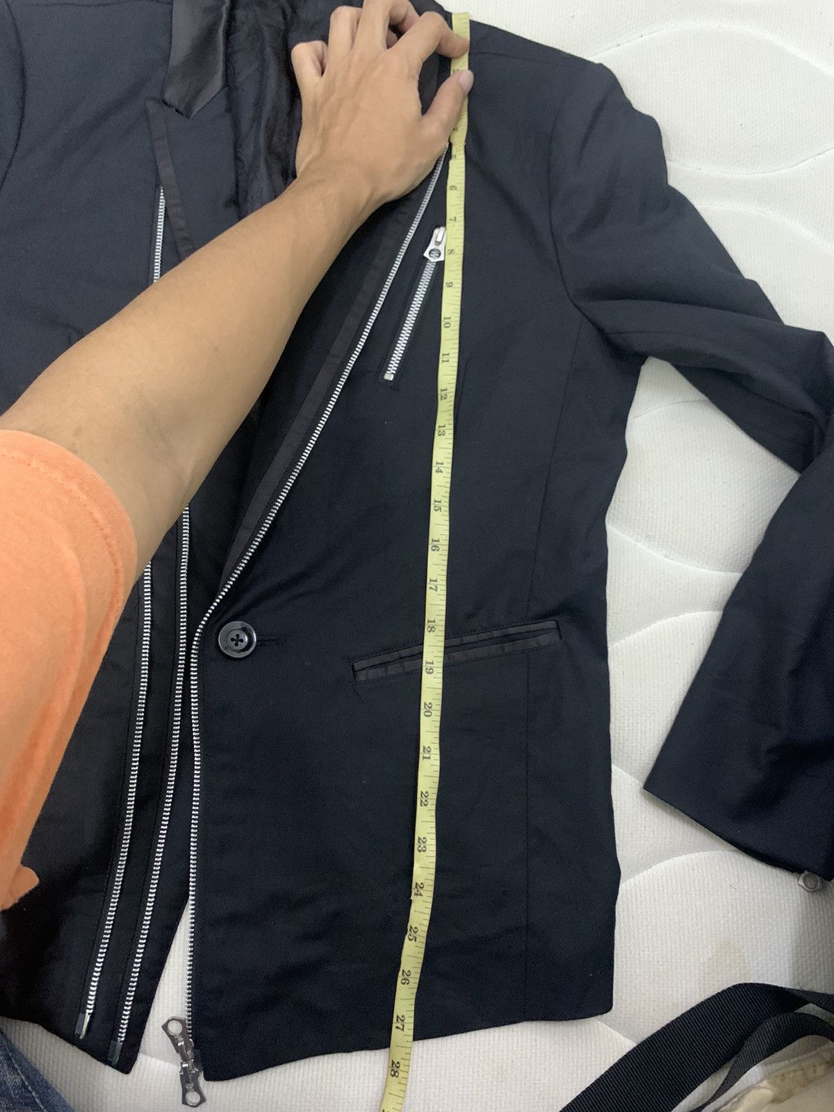 Civarize Zipper Slim Fit Blazer