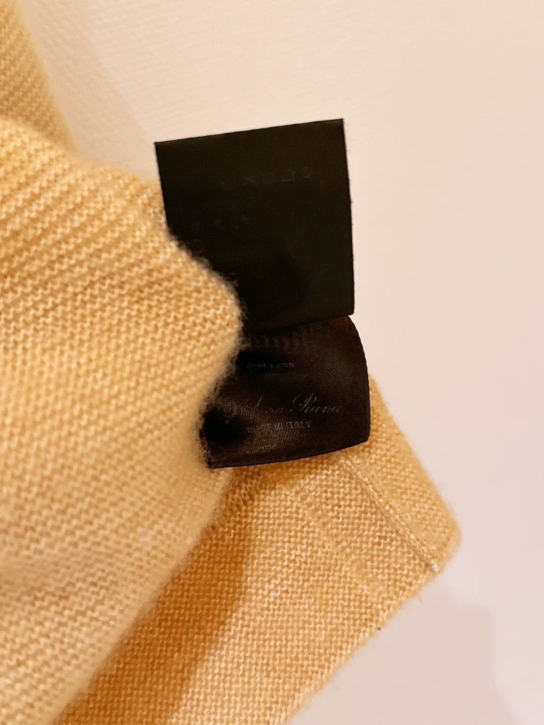 Loro Piana LORO PIANA Creamy yellow gradient cashmere cardigan Size M / US 6-8 / IT 42-44 - 9 Thumbnail