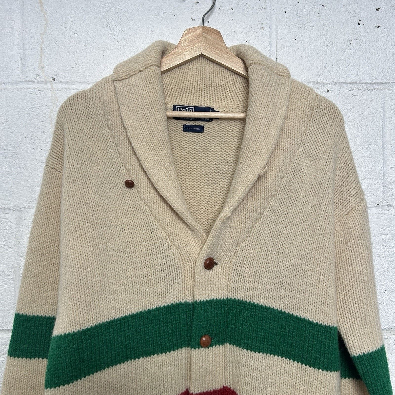 Polo Ralph Lauren Vintage Polo Ralph Lauren Hudson Bay Stripe Cardigan Jacket Size US M / EU 48-50 / 2 - 3 Thumbnail