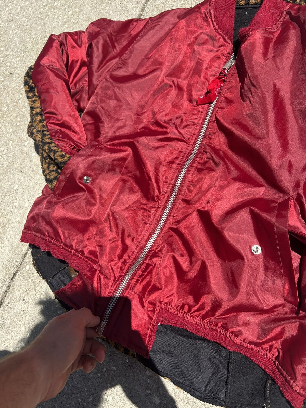 Other 1/1 Your World reconstructed split cheetah print bomber Size US XL / EU 56 / 4 - 3 Thumbnail