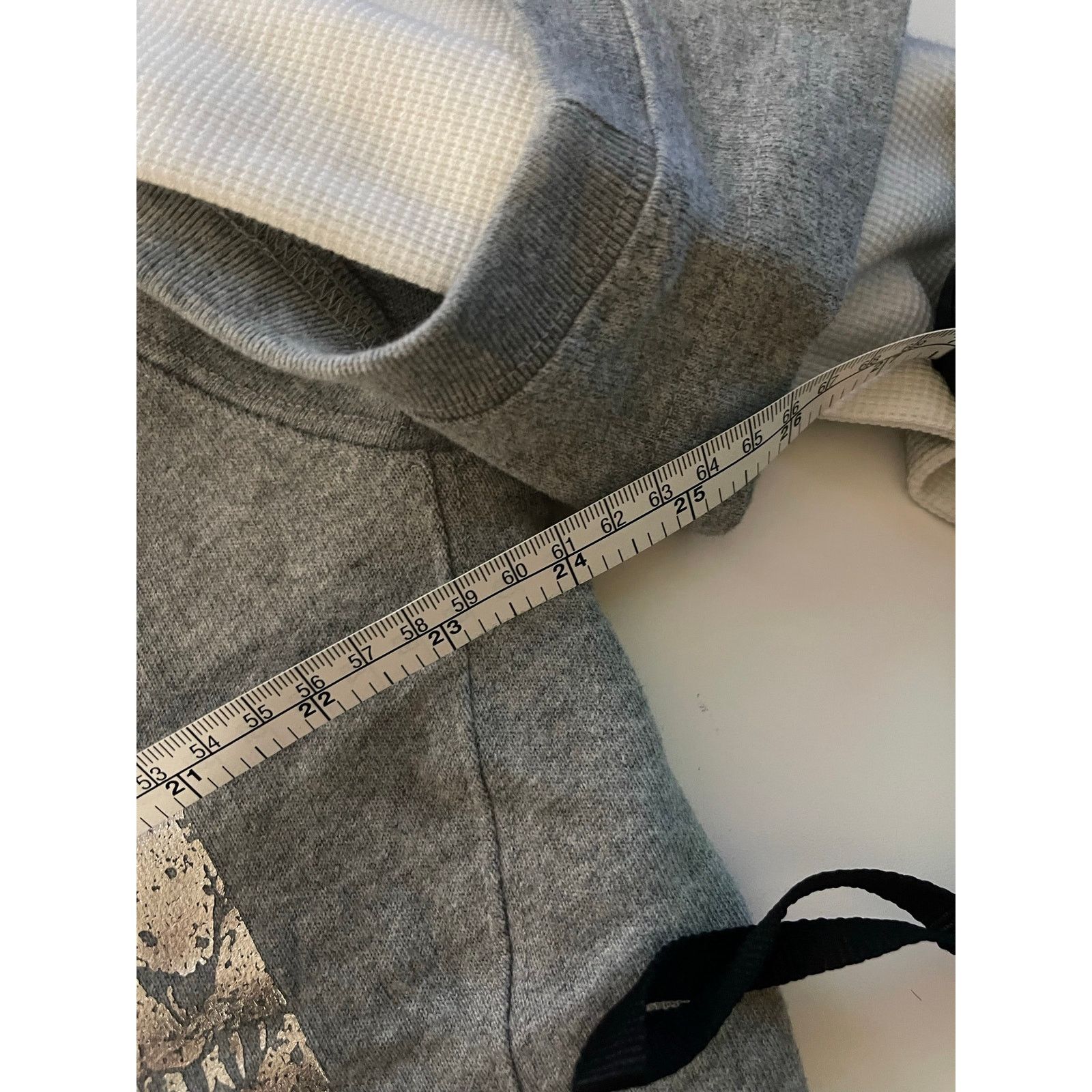 Japanese Brand TwoLayer Gray Thermal Longsleeve Sweatshirt Pullover Dracula Size US L / EU 52-54 / 3 - 11 Thumbnail