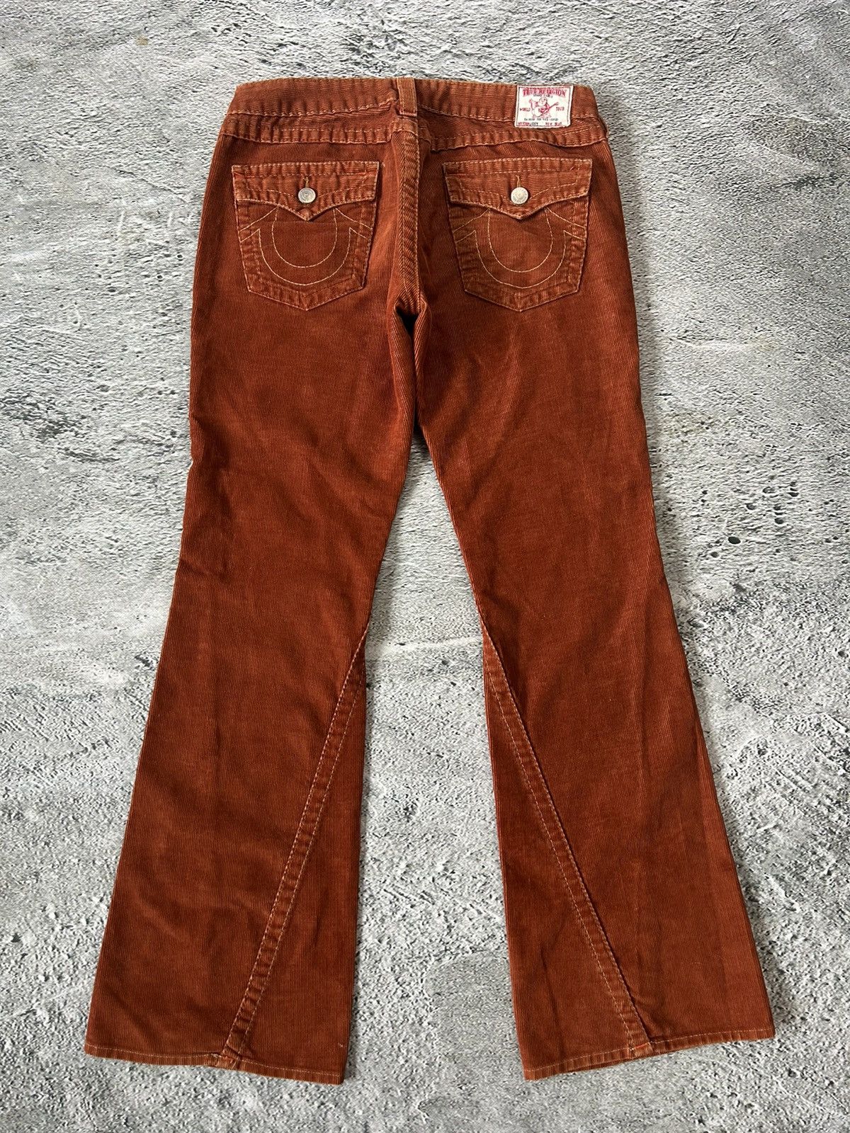 True Religion × Vintage True Religion Joey jeans vintage cords corduroy pants flared Size US 32 / EU 48 - 1 Thumbnail