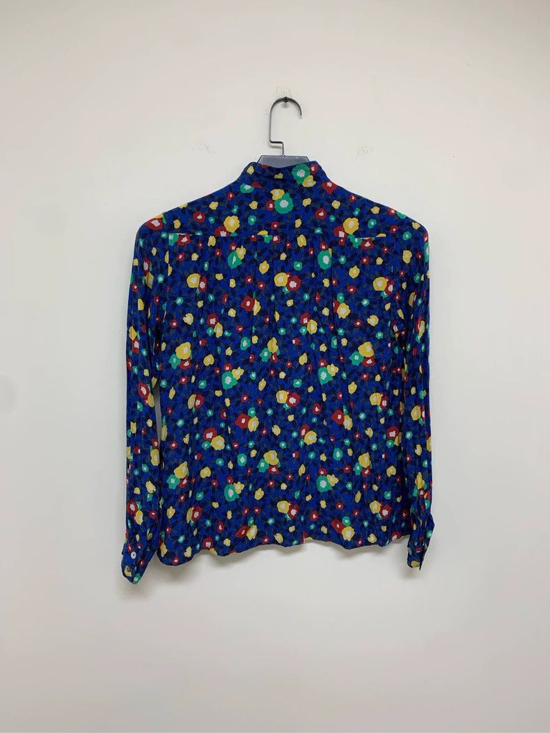 Saint Laurent Paris saint Laurent parisShirt covered with dust and flowers shi Size XS / US 0-2 / IT 36-38 - 2 Thumbnail