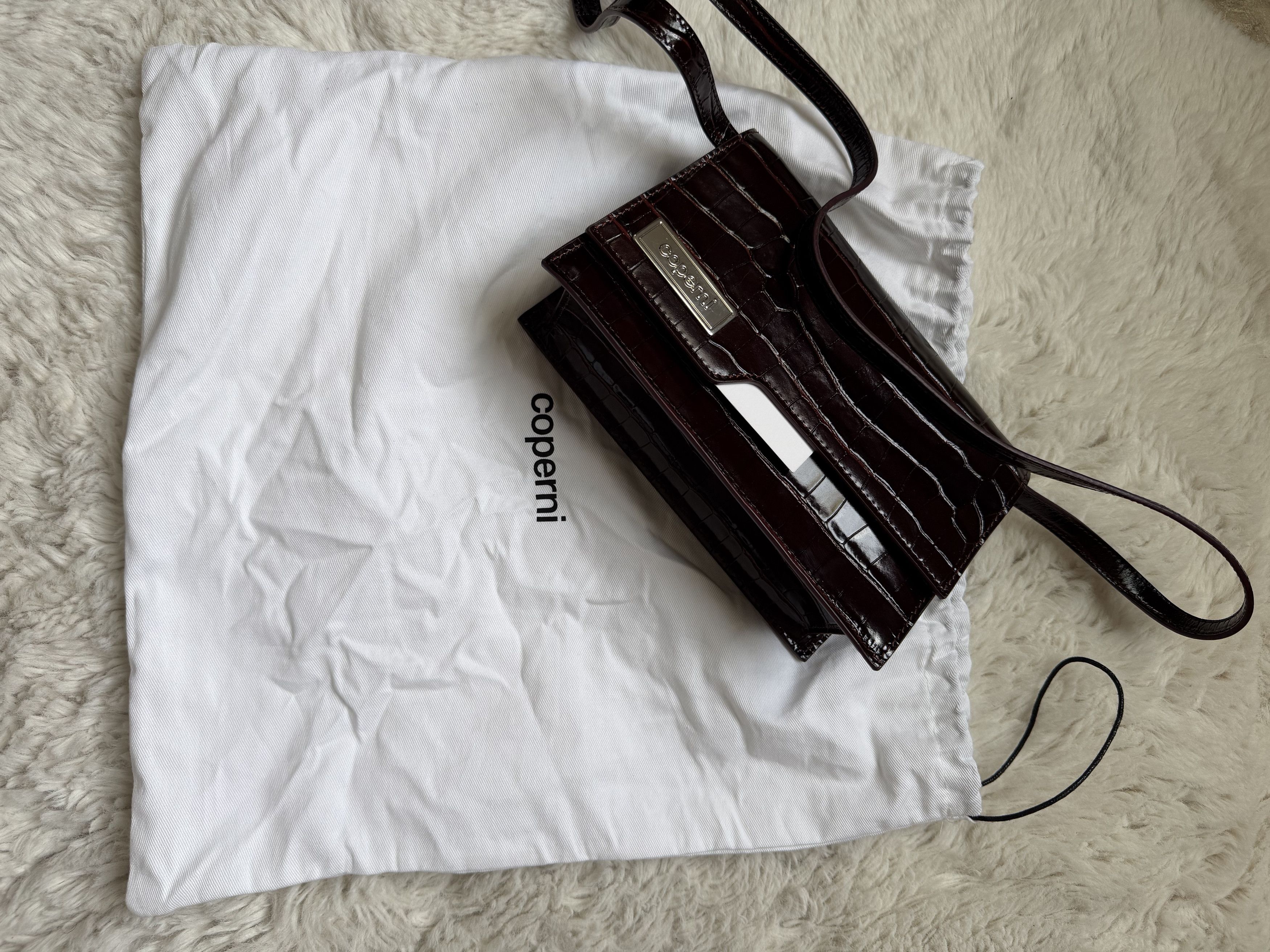 Coperni Coperni small Folder leather shoulder bag brown Size ONE SIZE - 2 Thumbnail