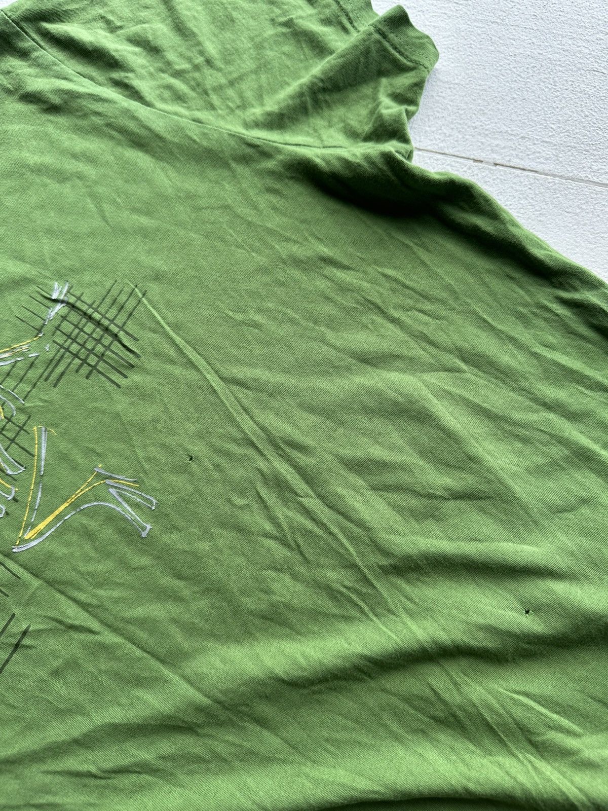 Arc'teryx 🚨ARCTERYX DISTRESSED GREEN TEE WITH BIG LOGO OUTDOOR Size US M / EU 48-50 / 2 - 7 Thumbnail