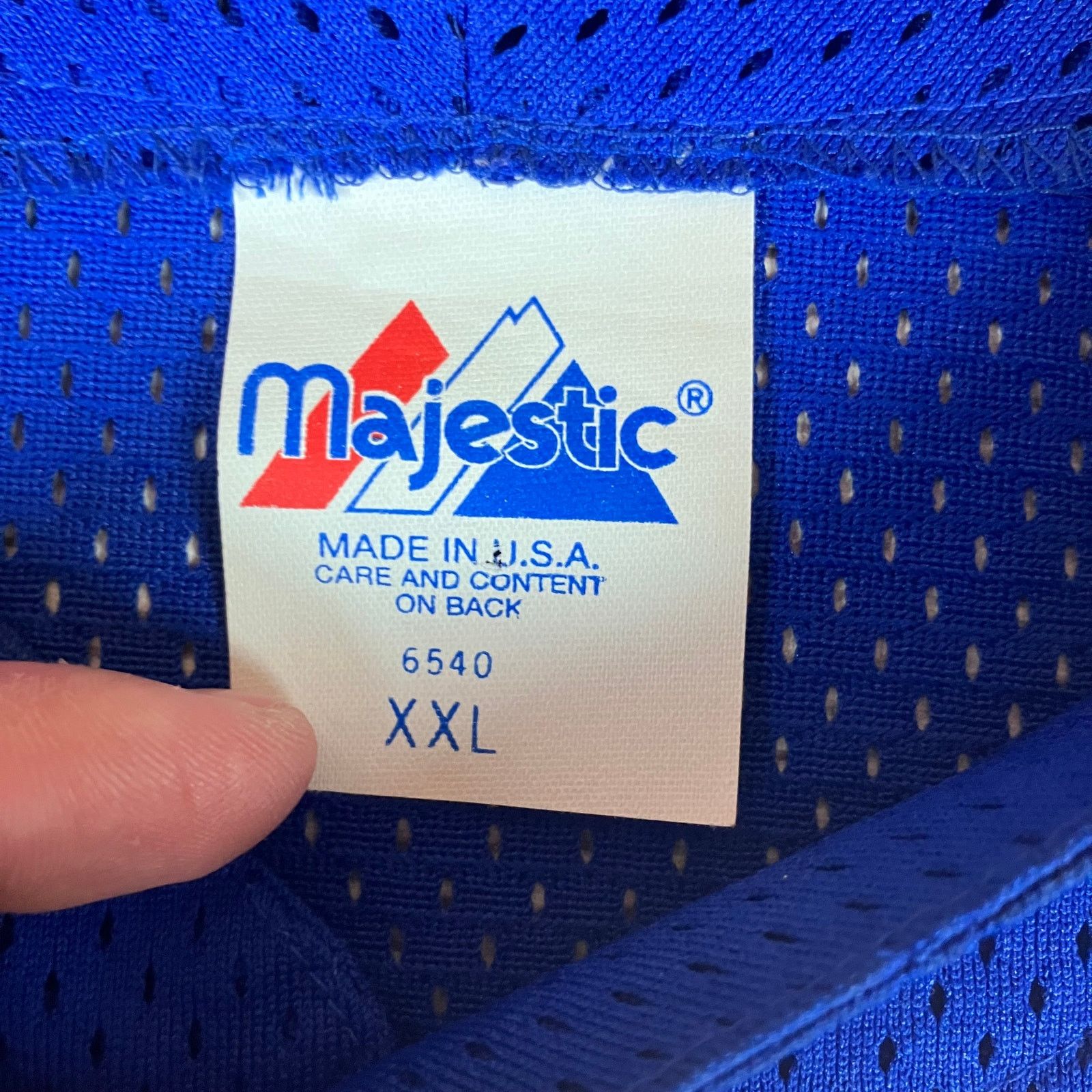 Majestic × Vintage Vintage 1990s Memphis Tigers NCAA College Baseball Jersey Size US XXL / EU 58 / 5 - 4 Thumbnail